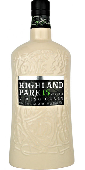 Highland Park 15 Years Old Viking Heart Single Malt Whisky (Ceramic Bottle) (No bag) (1x70cl) - TwoMoreGlasses.com
