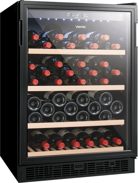 Vintec Classic Series Single Temperature Zone Wine Cabinet VWS048SCA-X (48 Bottles) - TwoMoreGlasses.com