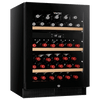 Vintec Noir Series Dual Temperature Zone Wine Cabinet VWD050SBA-X (40 Bottles) - TwoMoreGlasses.com