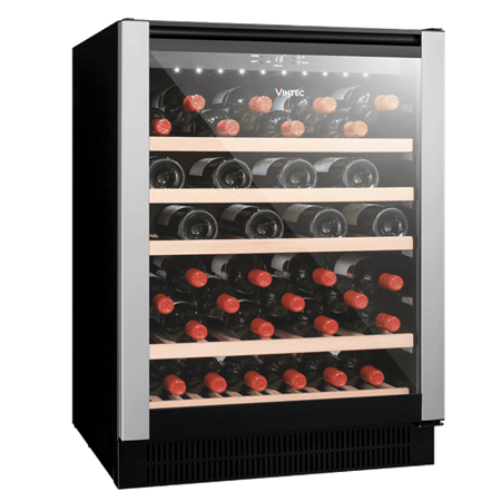 Vintec Allure Series Single Temperature Zone Wine Cabinet VWS050SAA-X (40 Bottles) - TwoMoreGlasses.com