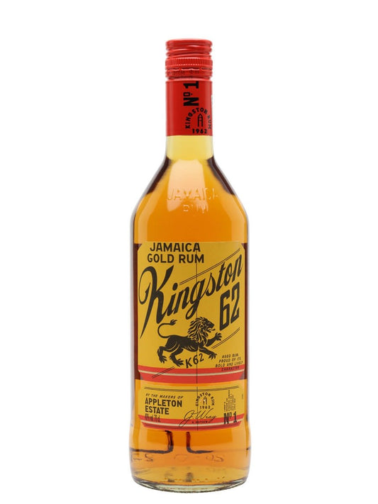 Kingston 62 Jamaica Gold Rum (1x75cl) - TwoMoreGlasses.com