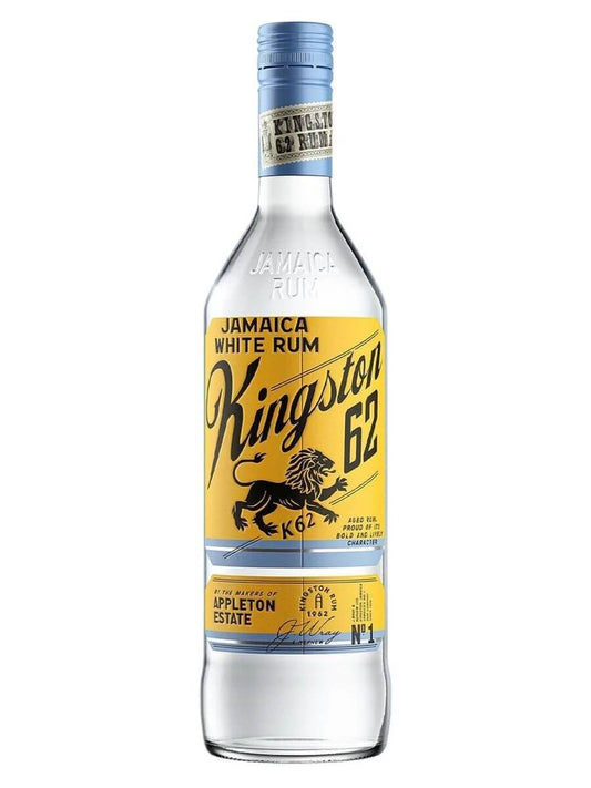 Kingston 62 Jamaica White Rum (1x75cl) - TwoMoreGlasses.com