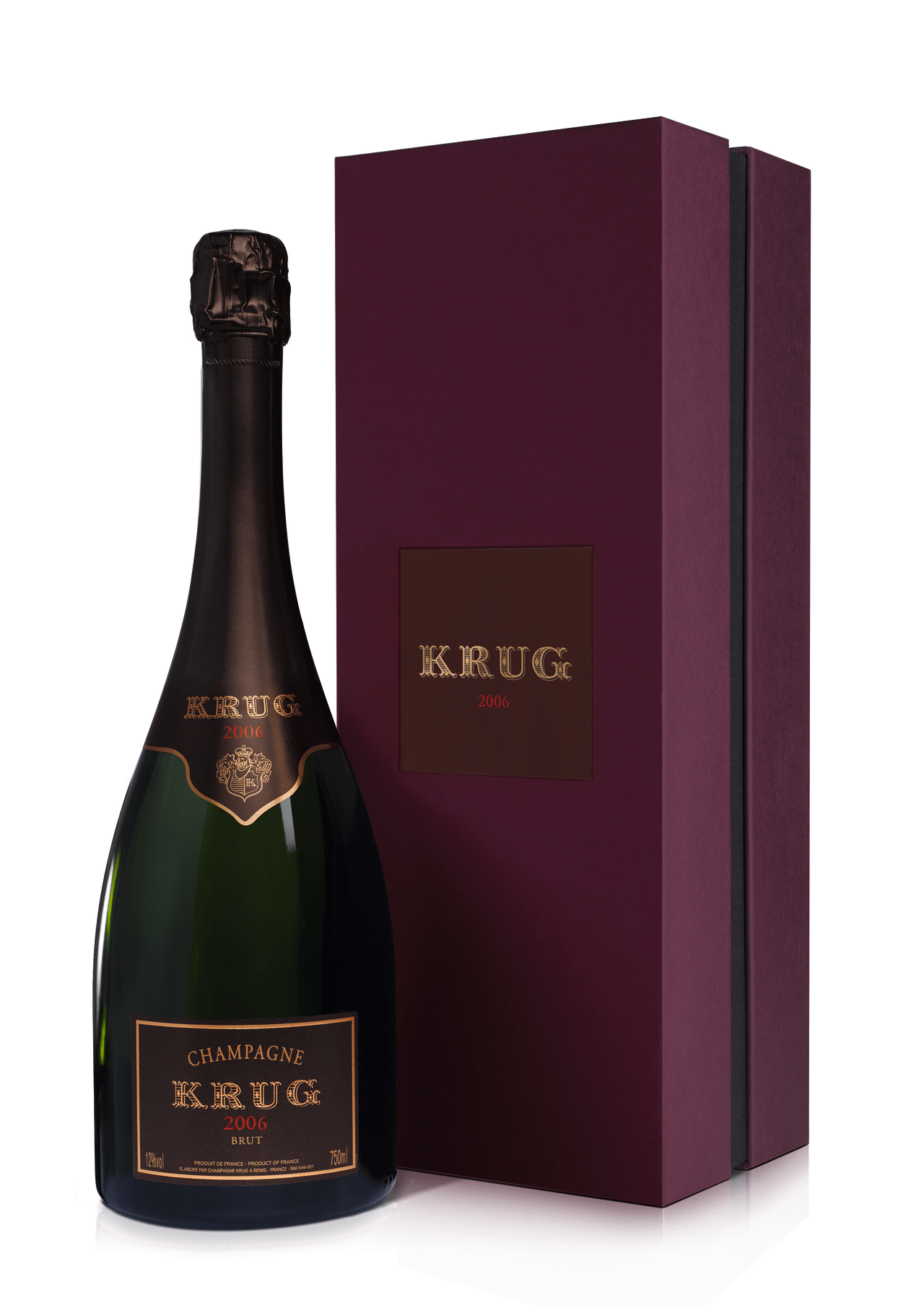 Krug Vintage with Gift Box 2006 (1x75cl) - TwoMoreGlasses.com