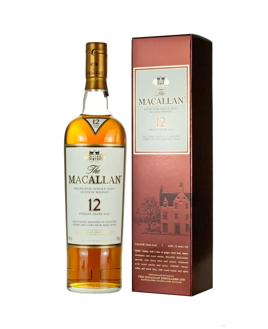 (Discontinued) Macallan 12 Years Old Sherry Oak (1x70cl)