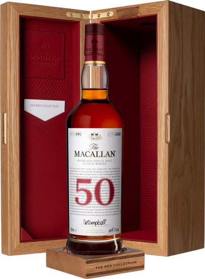 The Macallan Red Collection 50 Years Old (1x70cl) - TwoMoreGlasses.com