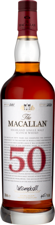 The Macallan Red Collection 50 Years Old (1x70cl) - TwoMoreGlasses.com