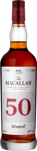 The Macallan Red Collection 50 Years Old (1x70cl) - TwoMoreGlasses.com