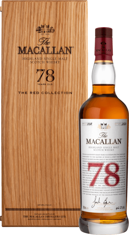 The Macallan Red Collection 78 Years Old (1x70cl) - TwoMoreGlasses.com