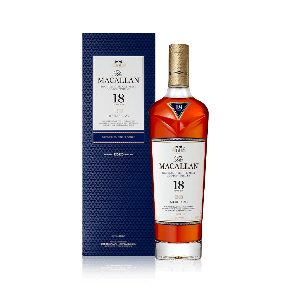 Macallan 18 Years Old Double Cask (1x70cl) - TwoMoreGlasses.com