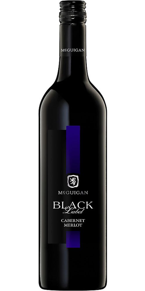 McGuigan Black Label Cabernet Merlot 2021 (1x75cl) - TwoMoreGlasses.com