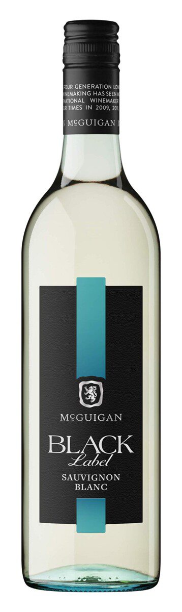 McGuigan Black Label Sauvignon Blanc 2022 (1x75cl) - TwoMoreGlasses.com