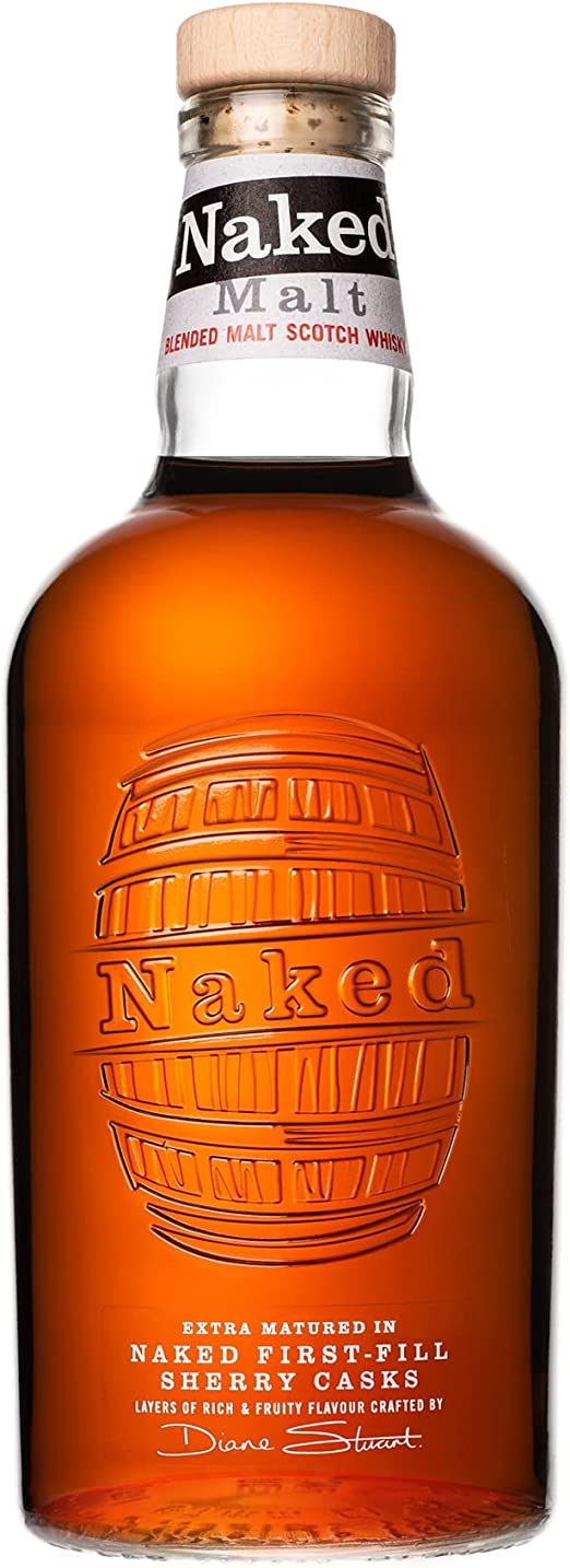 Naked Malt Blended Malt Scotch Whisky (1x70cl) - TwoMoreGlasses.com