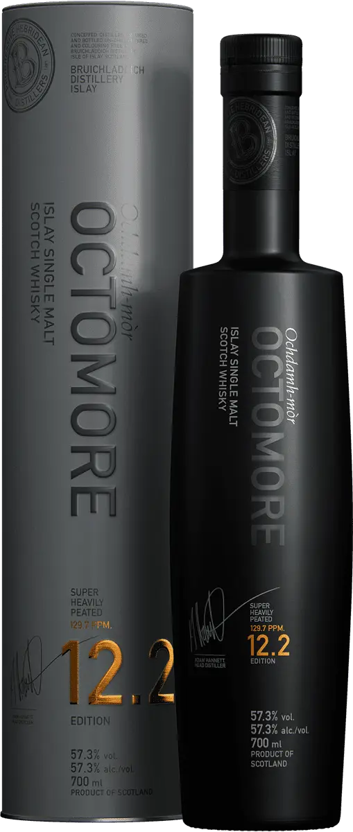 Bruichladdich Octomore Scottish Barley 12.2 (1x70cl) - TwoMoreGlasses.com