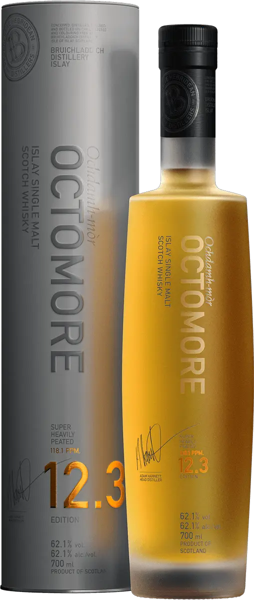 Bruichladdich Octomore Scottish Barley 12.3 (1x70cl) - TwoMoreGlasses.com