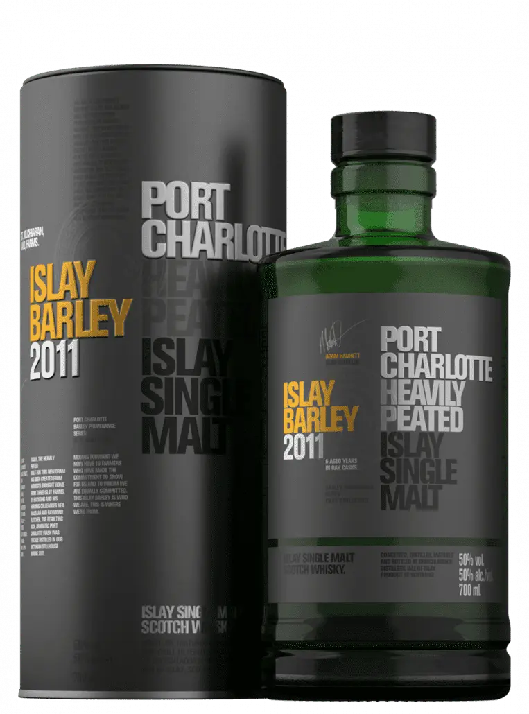 Bruichladdich Port Charlotte Islay Barley 2012 (1x70cl) - TwoMoreGlasses.com