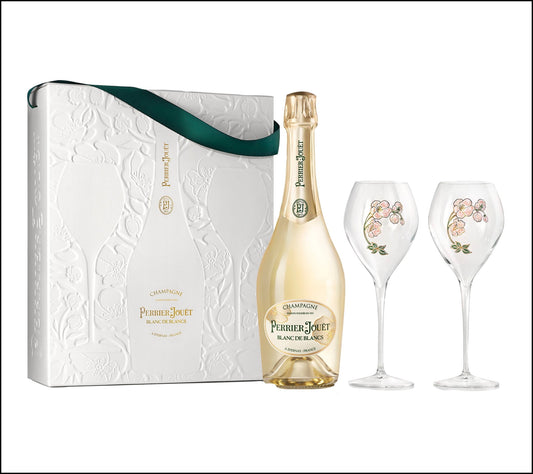 Perrier Jouet Blanc de Blanc Two Flute Set (1x75cl) - TwoMoreGlasses.com