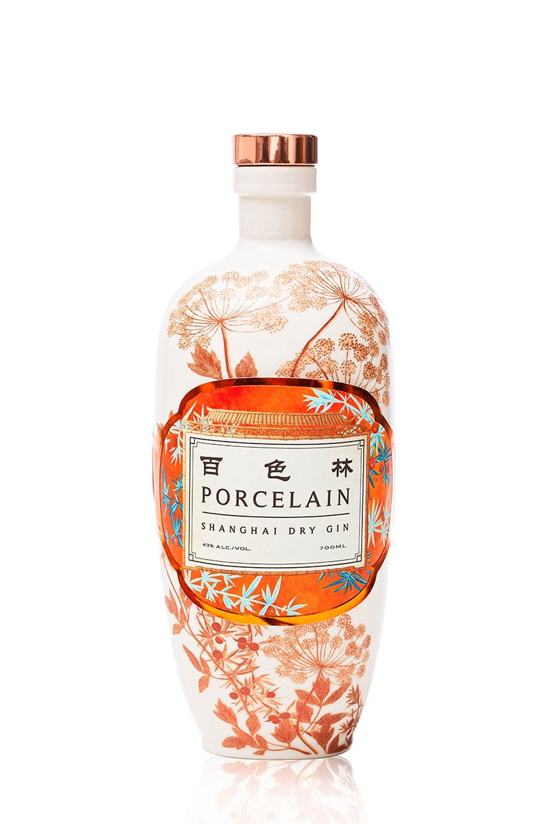 Porcelain Mandarin Edition Gin (1x70cl) - TwoMoreGlasses.com