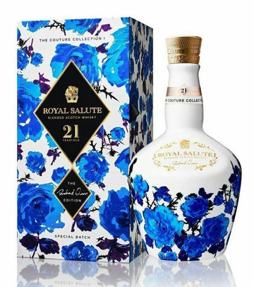 Royal Salute 21 Year Old Blended Whisky - Richard Quinn Edition (White) (1x70cl) - TwoMoreGlasses.com