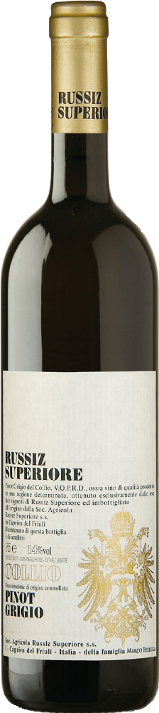 Russiz Superiore Selections Collio Pinot Grigio 2018 (1x75cl) - TwoMoreGlasses.com