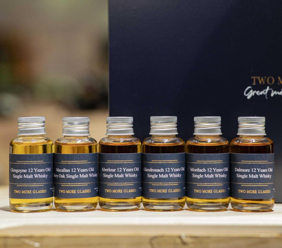 Sherry Oak Whisky Tasting Set (6x5cl) - TwoMoreGlasses.com