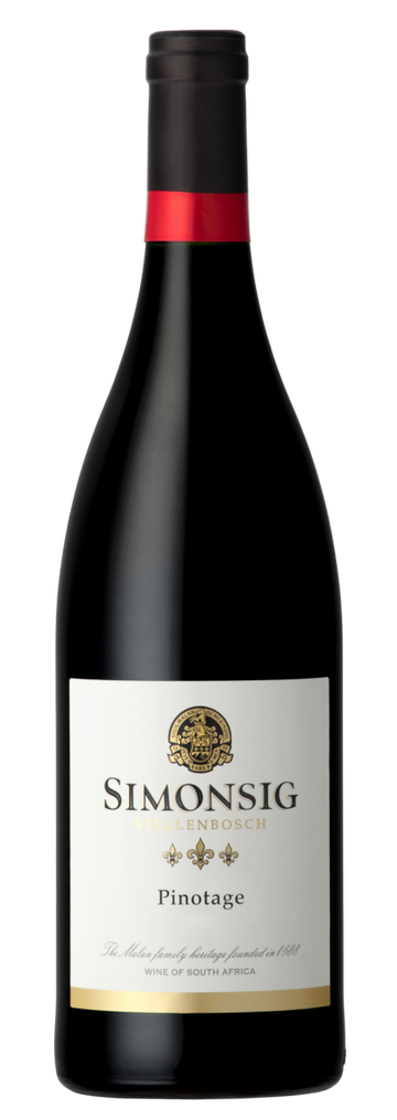 Simonsig Pinotage, Stellenbosch, South Africa 2018 (1x75cl) - TwoMoreGlasses.com