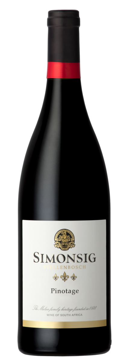 Simonsig Pinotage, Stellenbosch, South Africa 2018 (1x75cl) - TwoMoreGlasses.com