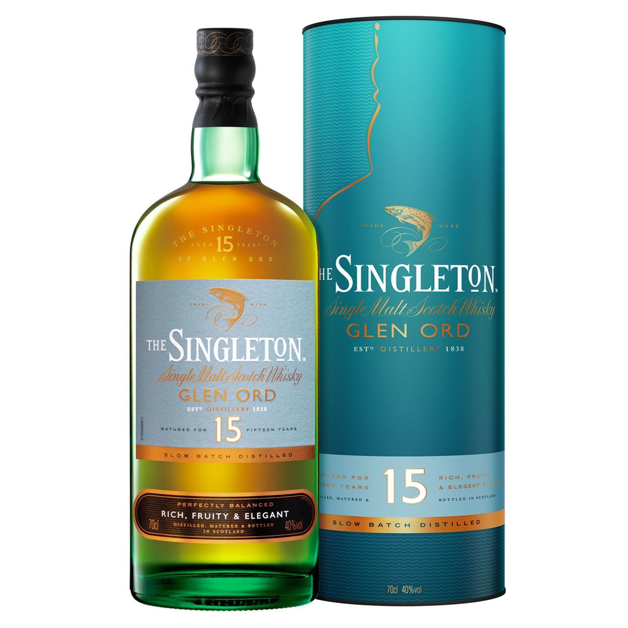 Singleton 15 Years Old Glen Ord (1x70cl) - TwoMoreGlasses.com