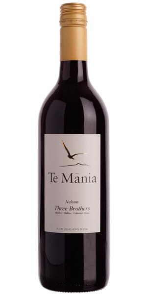 Te Mania Three Brothers Merlot Malbec Cabernet 2015 (1x75cl) - TwoMoreGlasses.com