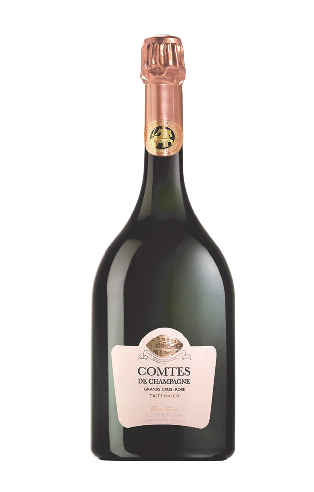 Taittinger Comte de Champagne Rose 2007 (1x75cl) - TwoMoreGlasses.com