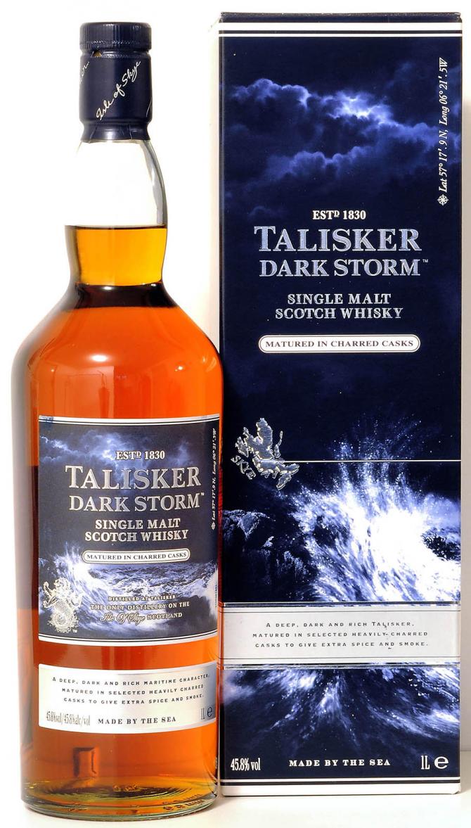 Talisker Dark Storm Single Malt Scotch Whisky (1x100cl) - TwoMoreGlasses.com
