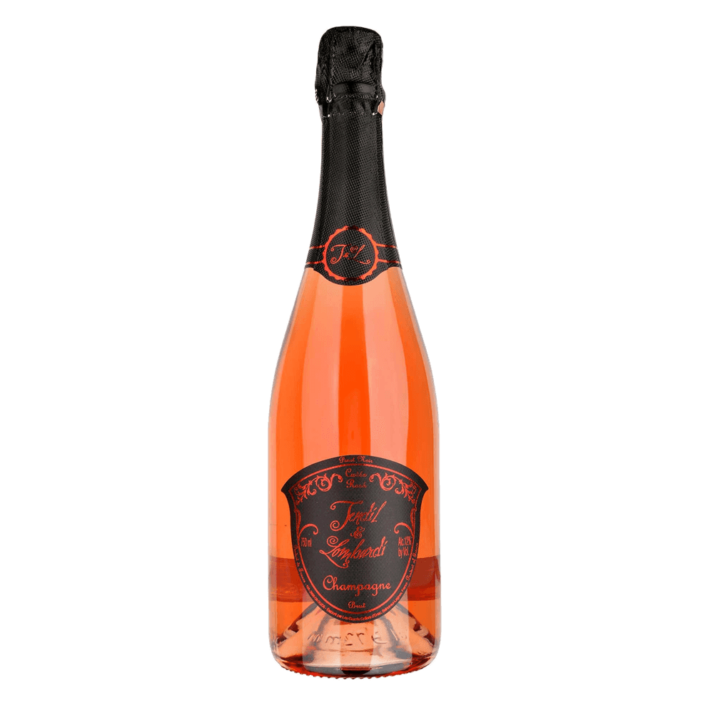 Tendil &amp; Lombardi Champagne Brut Rose NV (1x75cl) - TwoMoreGlasses.com