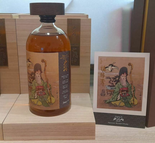 戶河內 福祿壽 Togouchi Single Cask Japanese Blended Whisky Port Cask Limited Edition 5 of 7 (1x70cl) - TwoMoreGlasses.com