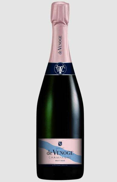 Cordon Bleu Rose NV, De Venoge (1x75cl) - TwoMoreGlasses.com
