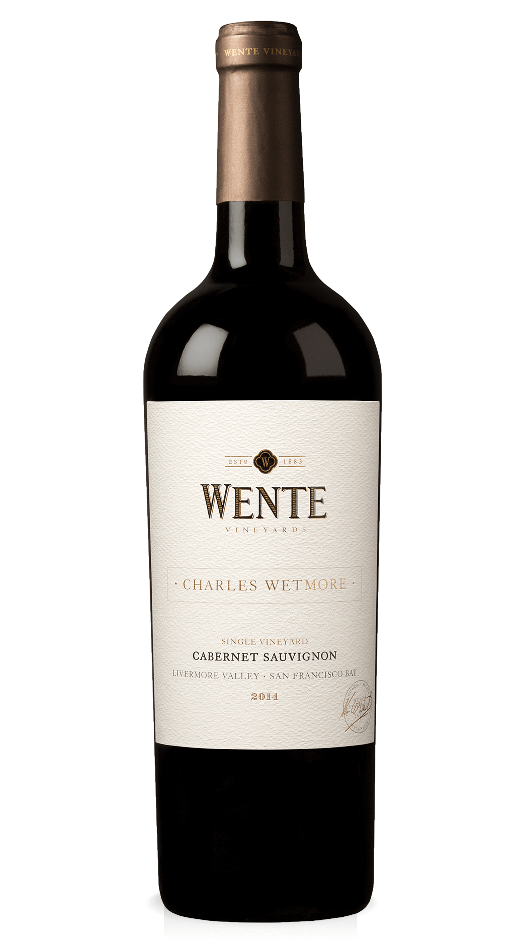 Wente Charles Wetmore Single Vineyard Cabernet Sauvignon 2018 (1x75cl) - TwoMoreGlasses.com