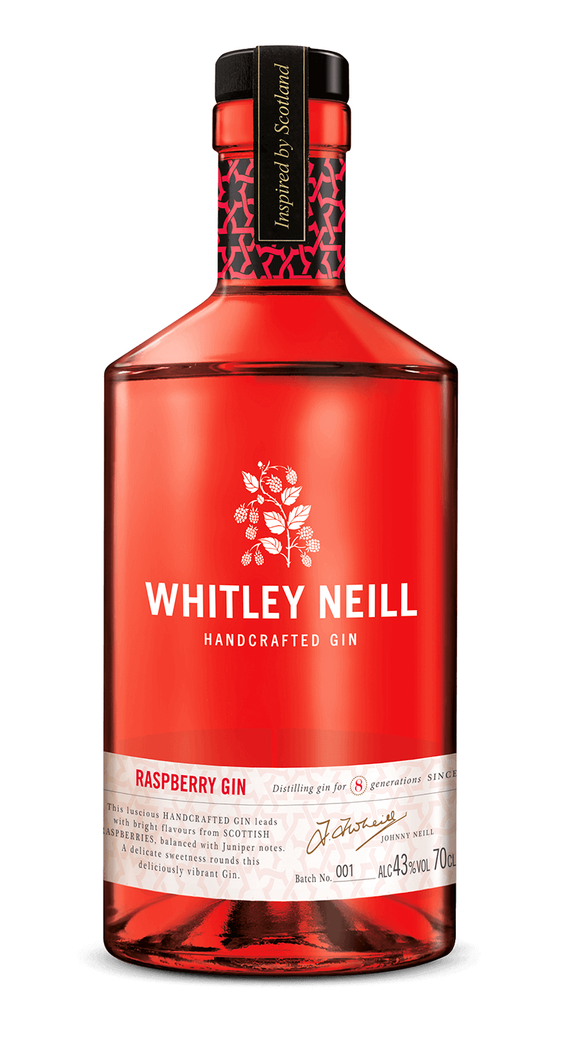 WHITLEY NEILL - Whitley Neill Raspberry Gin (43%) (1x70cl) - TwoMoreGlasses.com