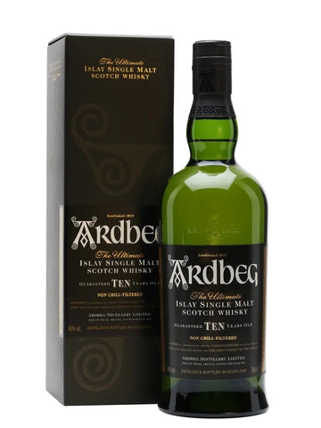 Ardbeg 10 years old (1x70cl) - TwoMoreGlasses.com