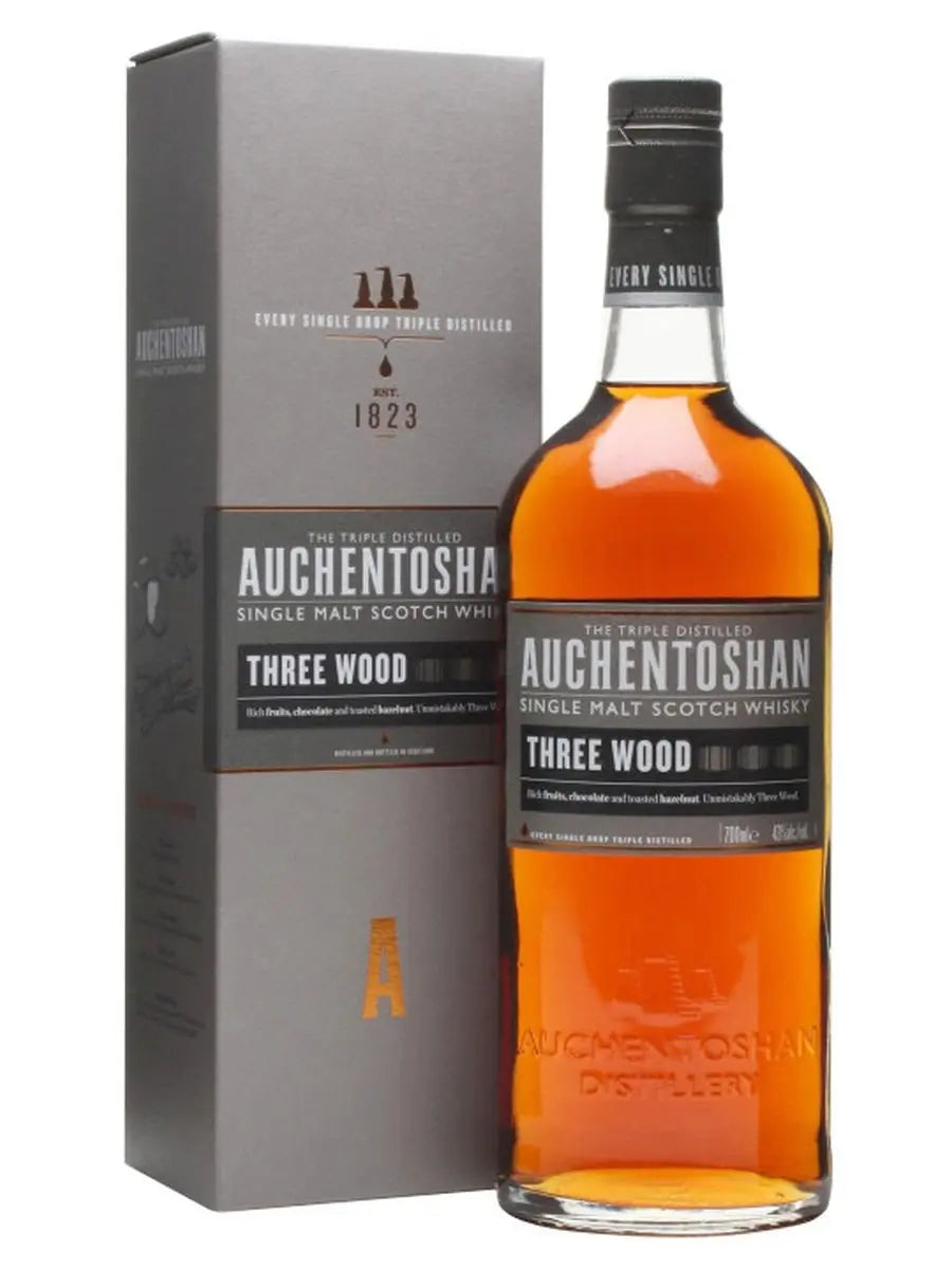 Auchentoshan Three Wood (1x70cl) - TwoMoreGlasses.com