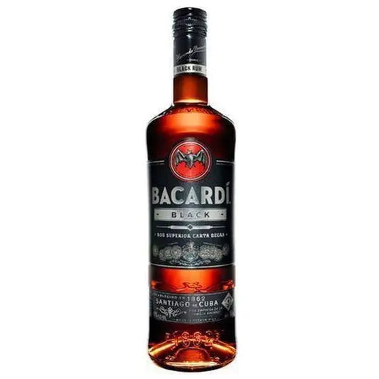 BACARDI RUM PREMIUM BLACK (1x75cl) - TwoMoreGlasses.com