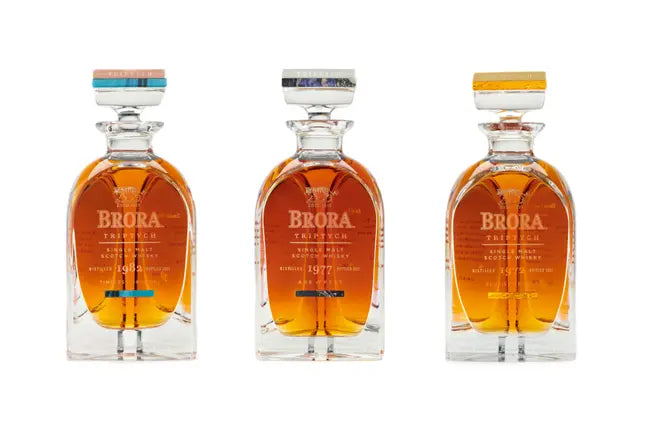 [Pre-Order] Premium Brora Triptych Whisky Set (3x50cl) - TwoMoreGlasses.com