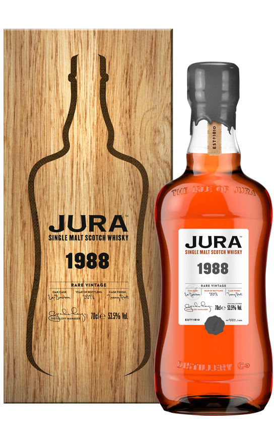Jura Rare Vintage 1988 Aged 30 Years (1x70cl) - TwoMoreGlasses.com