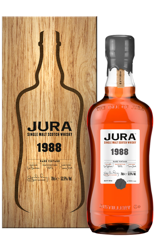 Jura Rare Vintage 1988 Aged 30 Years (1x70cl) - TwoMoreGlasses.com