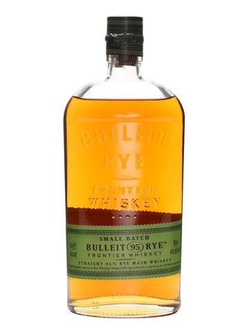 Bulleit Rye Frontier Whiskey (1x70cl) - TwoMoreGlasses.com
