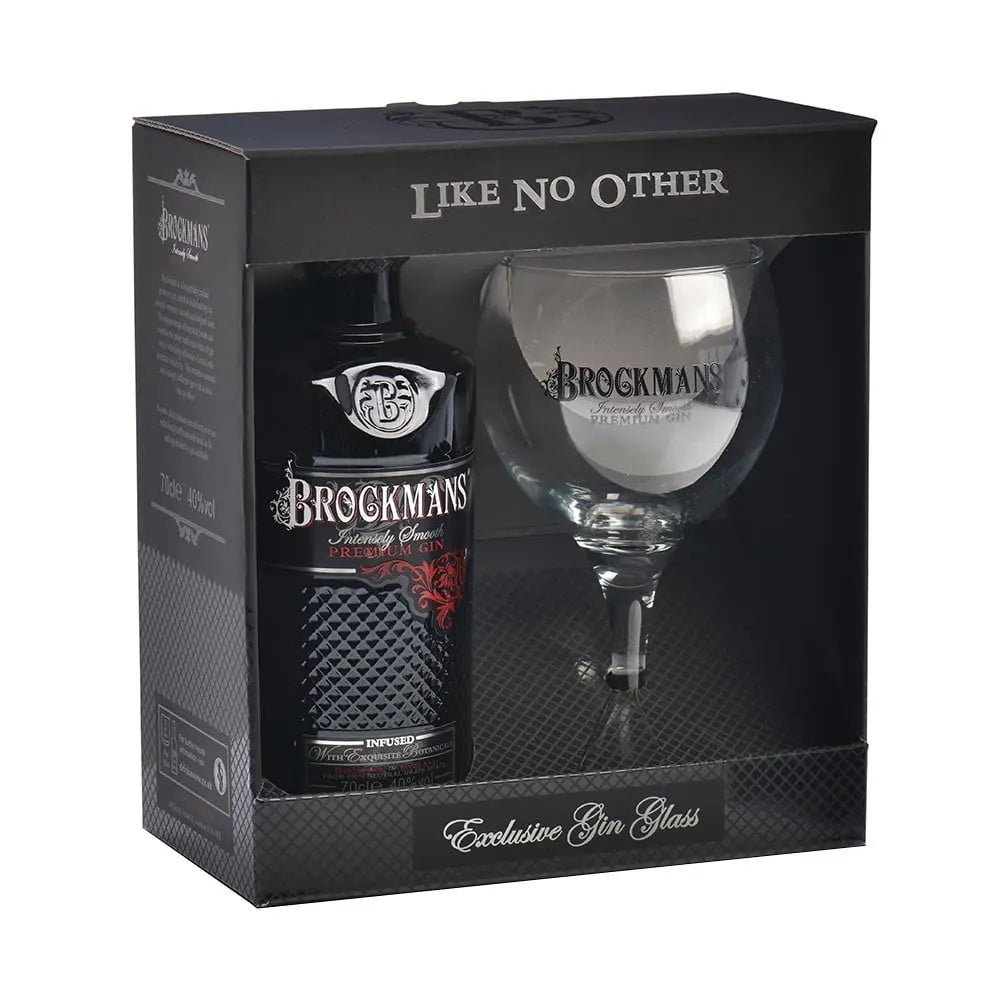 Brockmans Gin with Glass - Gift Set (1x70cl)