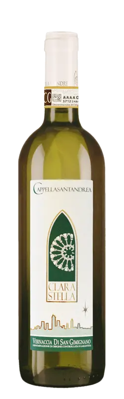 Cappella Sant'Andrea Clara Stella Vernaccia di San Gimignano Bianco 2018 (1x75cl) - TwoMoreGlasses.com