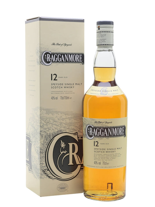 Cragganmore 12 Years (1x70cl) - TwoMoreGlasses.com