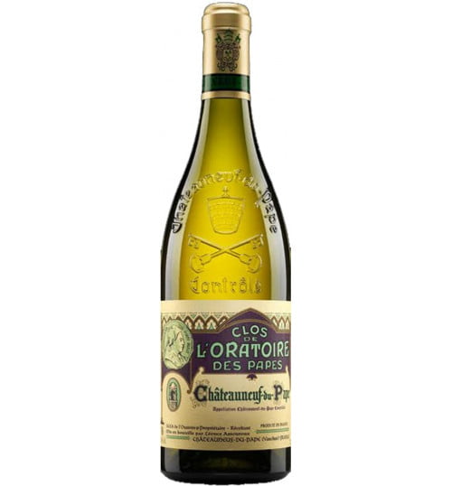 Clos de L Oratoire des Papes Chateauneuf du Pape Blanc 2019 (1x75cl) - TwoMoreGlasses.com