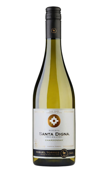 Miguel Torres Santa Digna Reserva Chardonnay 2021 (1x75cl) - TwoMoreGlasses.com