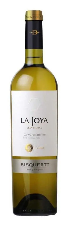 Bisquertt Family Vineyards La Joya Gran Reserva Gewurztraminer 2021 (1x75cl) - TwoMoreGlasses.com