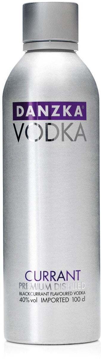 Danzka Currant Vodka (1x100cl) - TwoMoreGlasses.com