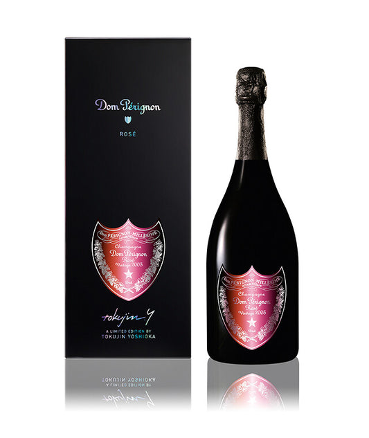Dom Perignon Rose 2005 Limited Edition by Tokujin Yoshioka (1x75cl) - TwoMoreGlasses.com